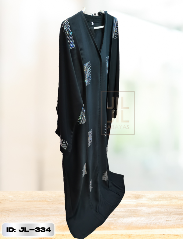 Alluring Dubai Style Black Abaya