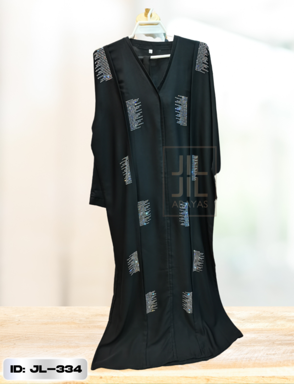 Alluring Dubai Style Black Abaya