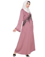 Stardust Inion Pink Dubai Style Abaya