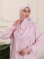 Red - Floral - Unlined - Prayer Clothes